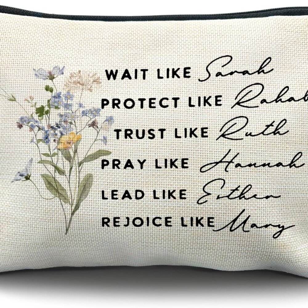 Christian Gifts for Women - Christian Makeup Cosmetic Bags for Women, Women of t